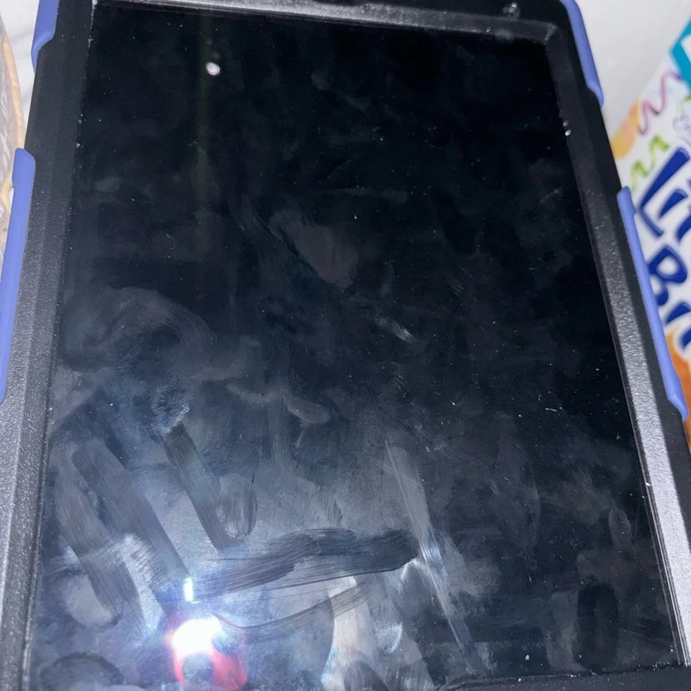 Black and Blue Tablet Case